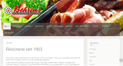 Desktop Screenshot of fleischerei-behrens.de