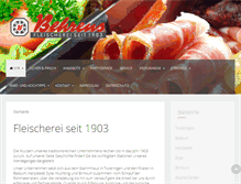 Tablet Screenshot of fleischerei-behrens.de